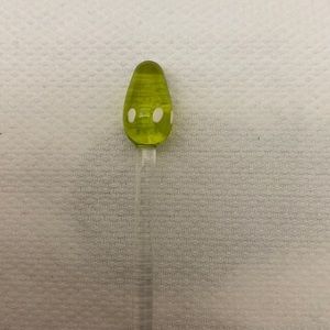 “EGG” Princess House Glass Swizzle Stick Stirrer NEW